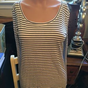 Ann Taylor Small Stripped Shirt