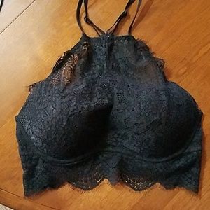 VS PINK high neck bralette. Size S