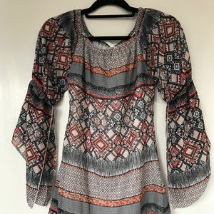 Bell sleeve dress