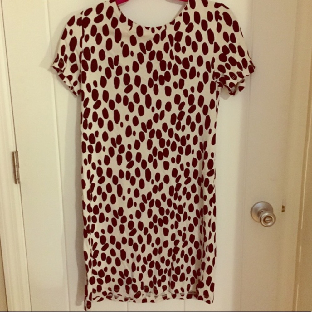 Black & white spotted H&M dress