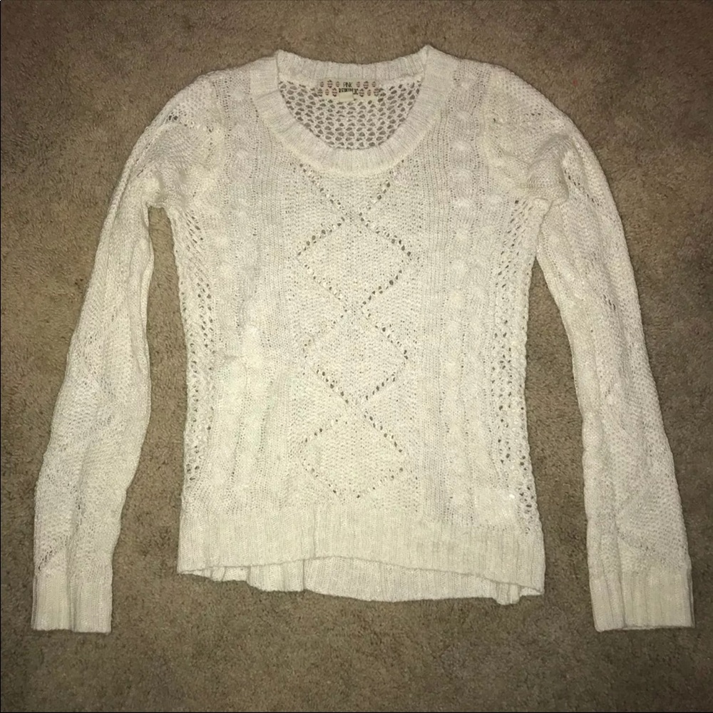 White Knit Sweater
