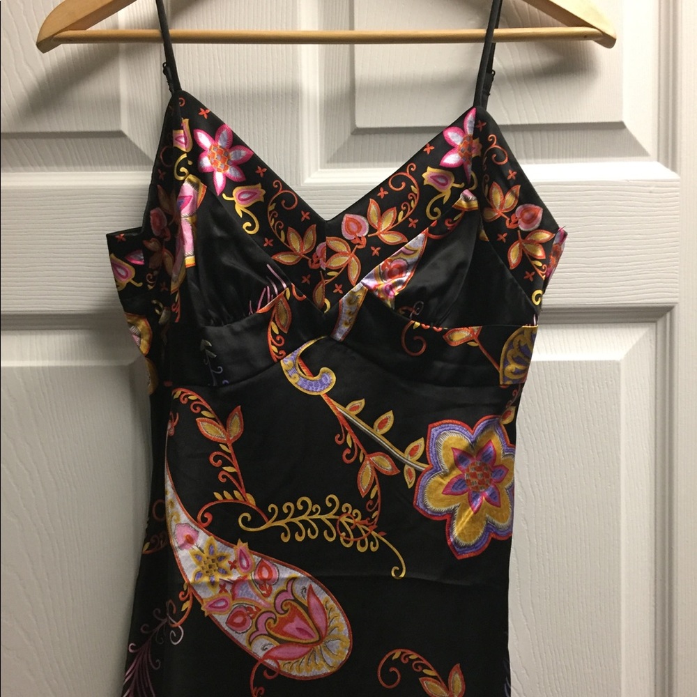 Trina Turk black silk tank