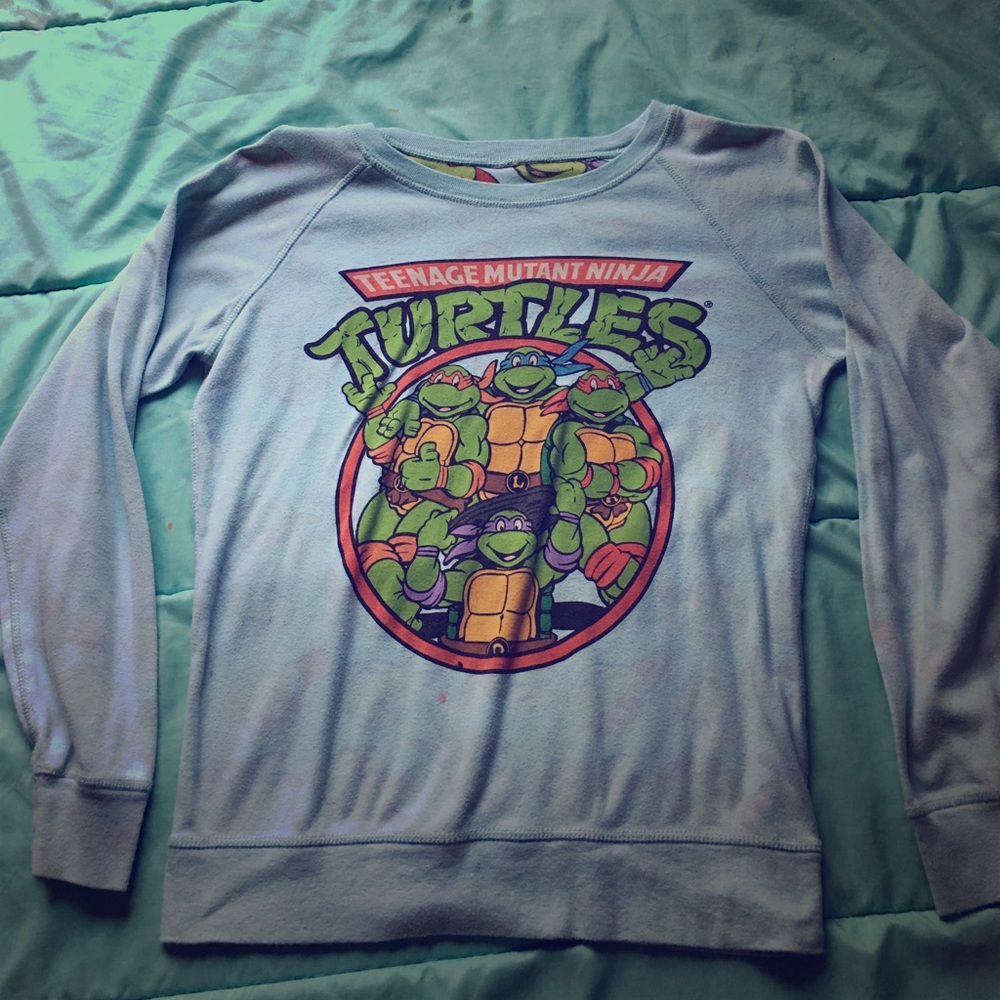 TMNT REVERSIBLE sweatshirt small