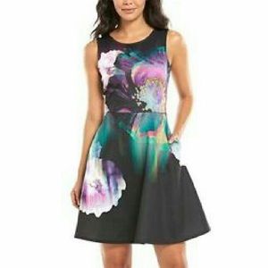 APT. 9 Fit and Flare Scuba Dress Sz M APT. 9 Fit and Flare Scuba Dress Sz M