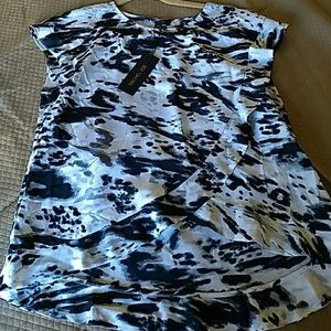 Rachel Zoe Optic White and Black Blouse Rachel Zoe Optic White and Black Blouse