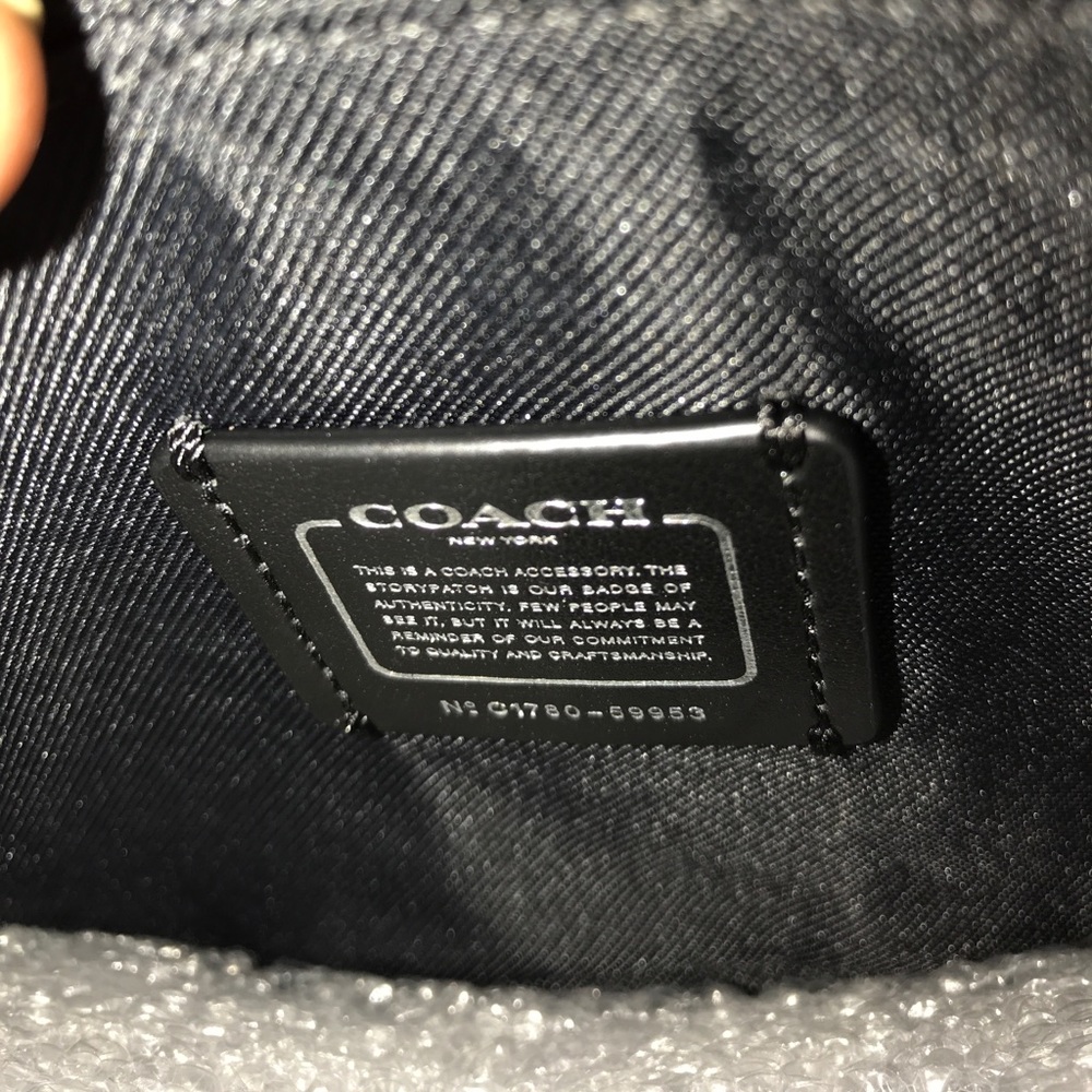 Coach Small Leather Wristlet - Picture 4 of 6