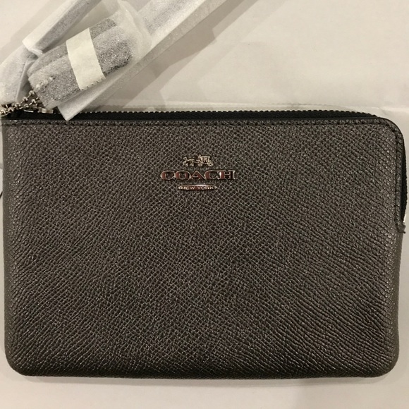 Coach Small Leather Wristlet - Picture 6 of 6