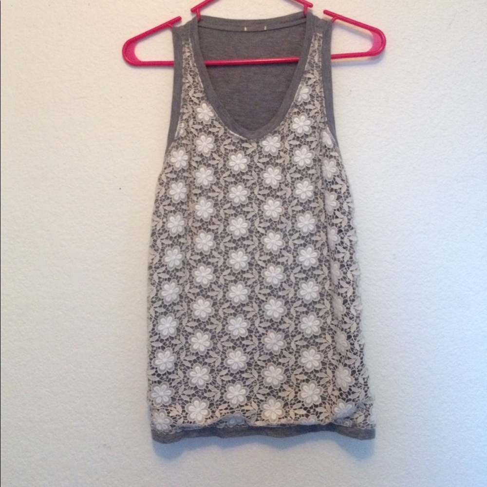 Flower Lace Tank