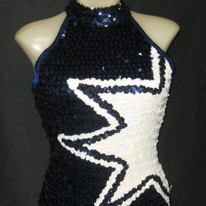 Halloween Sequin Romper Dance Costume Disco Party