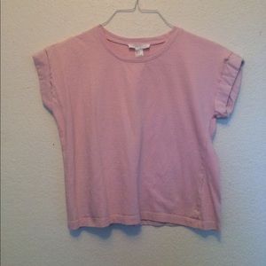 Pink Cropped TShirt