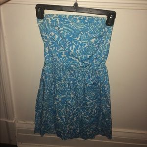 LILLY PULITZER Strapless "Chandie" Dress