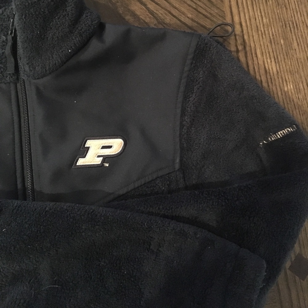 Purdue Columbia Fleece Zip Up Jacket
