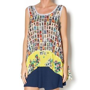 Ivy Jane by Anthro Multicolored Door Tank