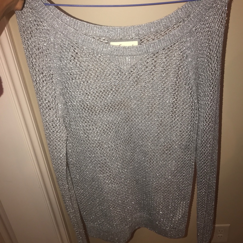 Sparkly Hollister sweater - perfect for holidays!