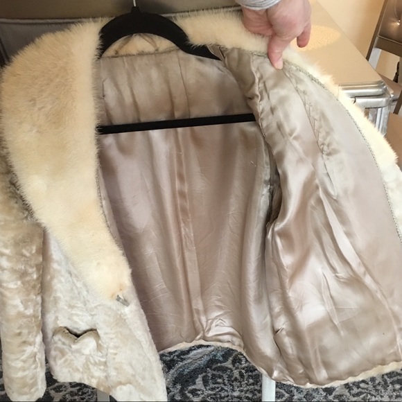 Real fur lam and mink jacket - Picture 4 of 5
