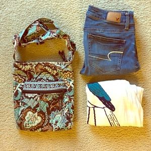 Brand NWOT AEO light rinse jeggings