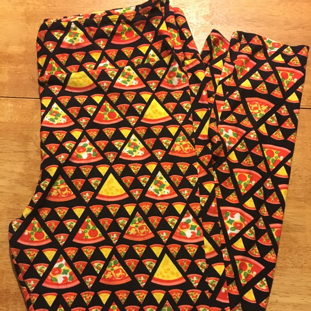 Lularoe Pizza Leggings TC major unicorns 🦄🦄