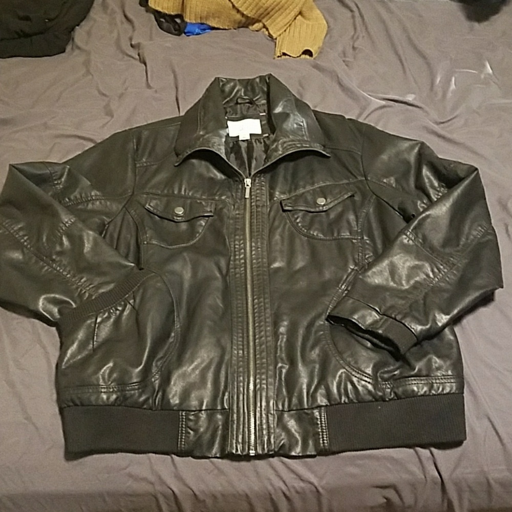 Leather jacket