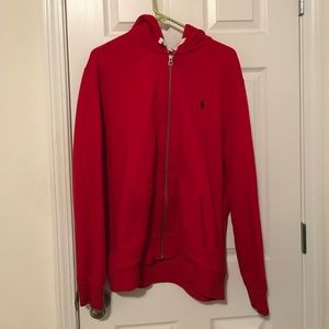 This is a size mens large polo jacket barely used