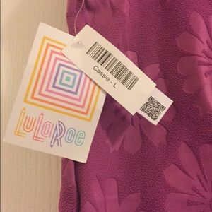 LuLaRoe Cassie Skirt Magenta Large