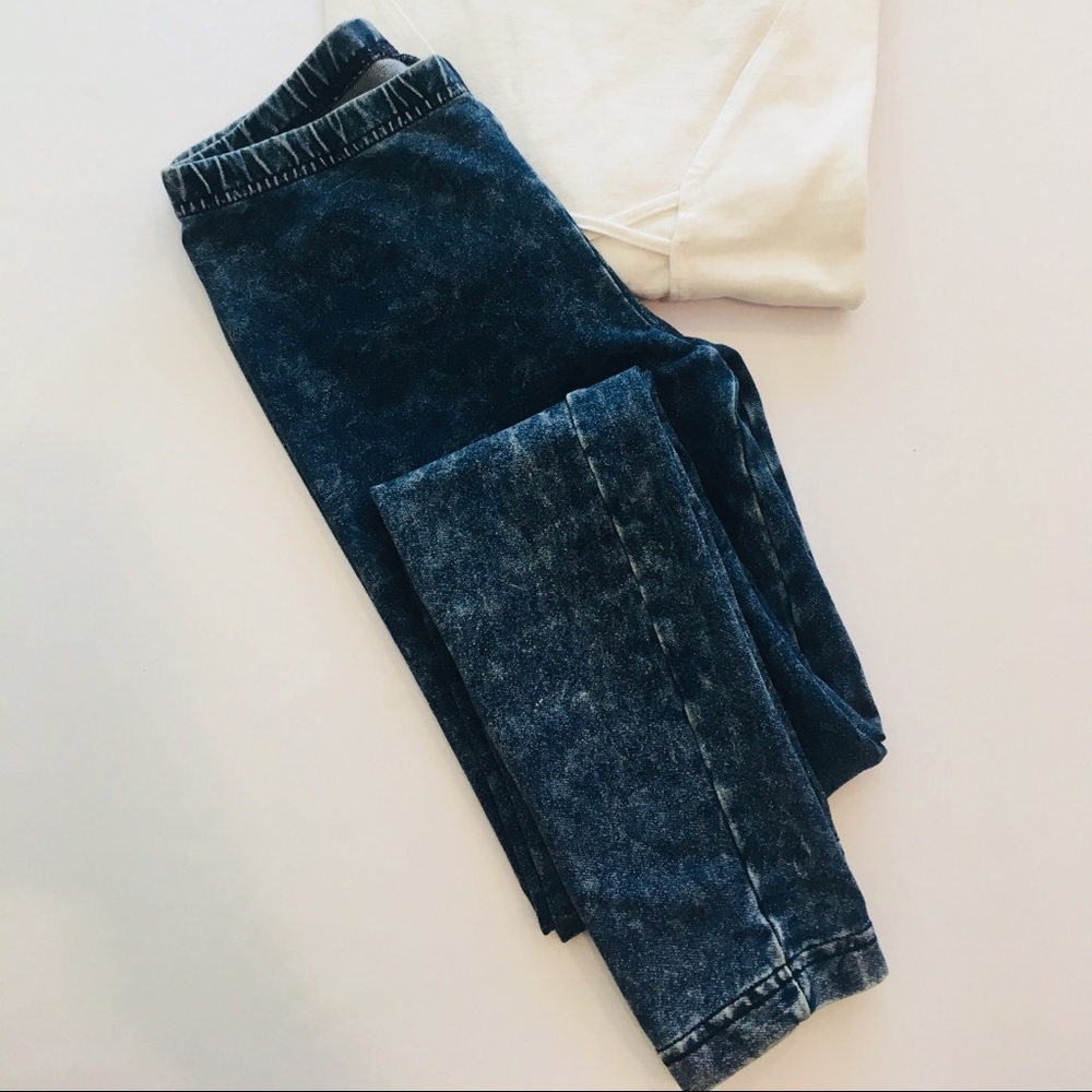 American Apperal Acid Wash Leggings