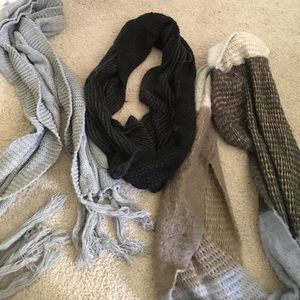 3 scarves