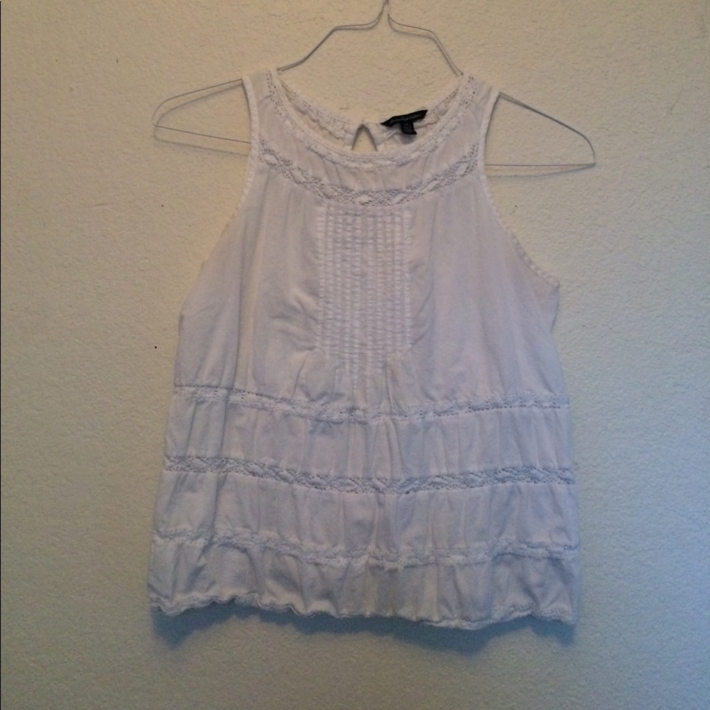 White Crochet Blouse