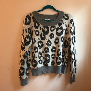Gap warm cheetah sweater