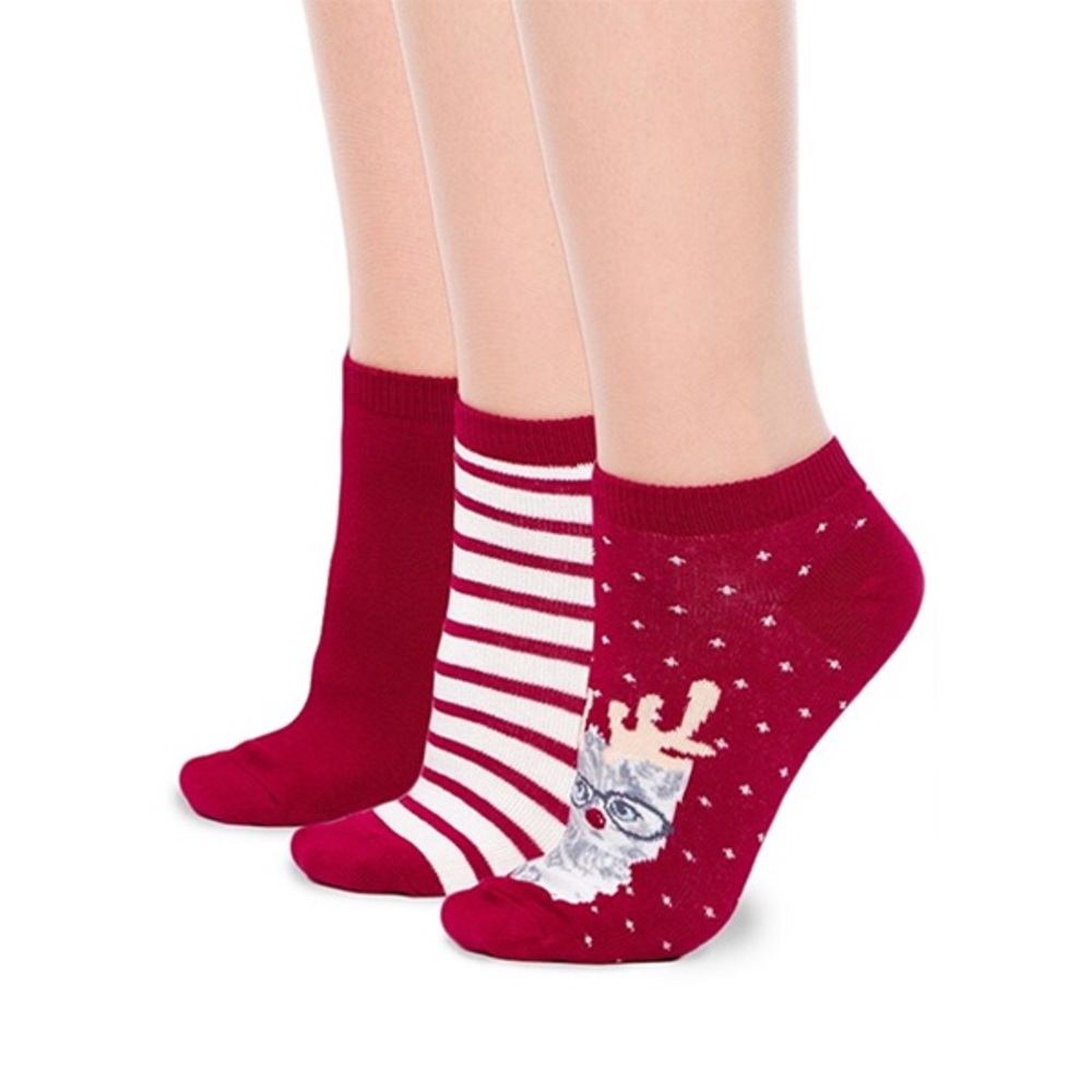 ✨ NWT✨ Women's Cat Cotton Ankle Socks 3 Pack