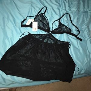 Black lingerie