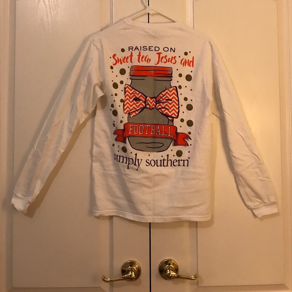 Simply Southern Long-Sleeved Football Tee