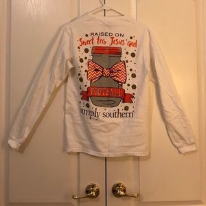 Simply Southern Long-Sleeved Football Tee