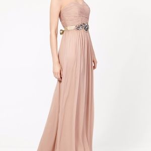 Boden Charlotte Formal Maxi Dress in Blush Pink
