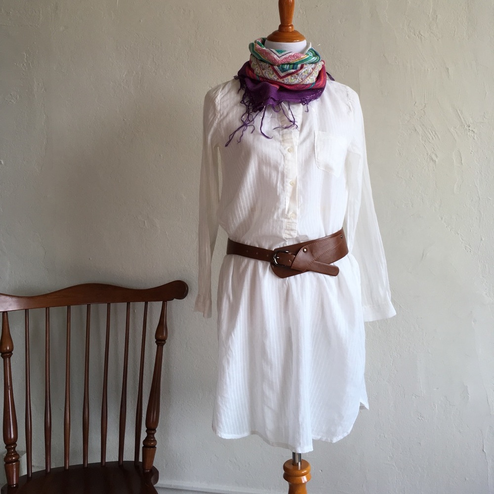 An adorable shirt dress