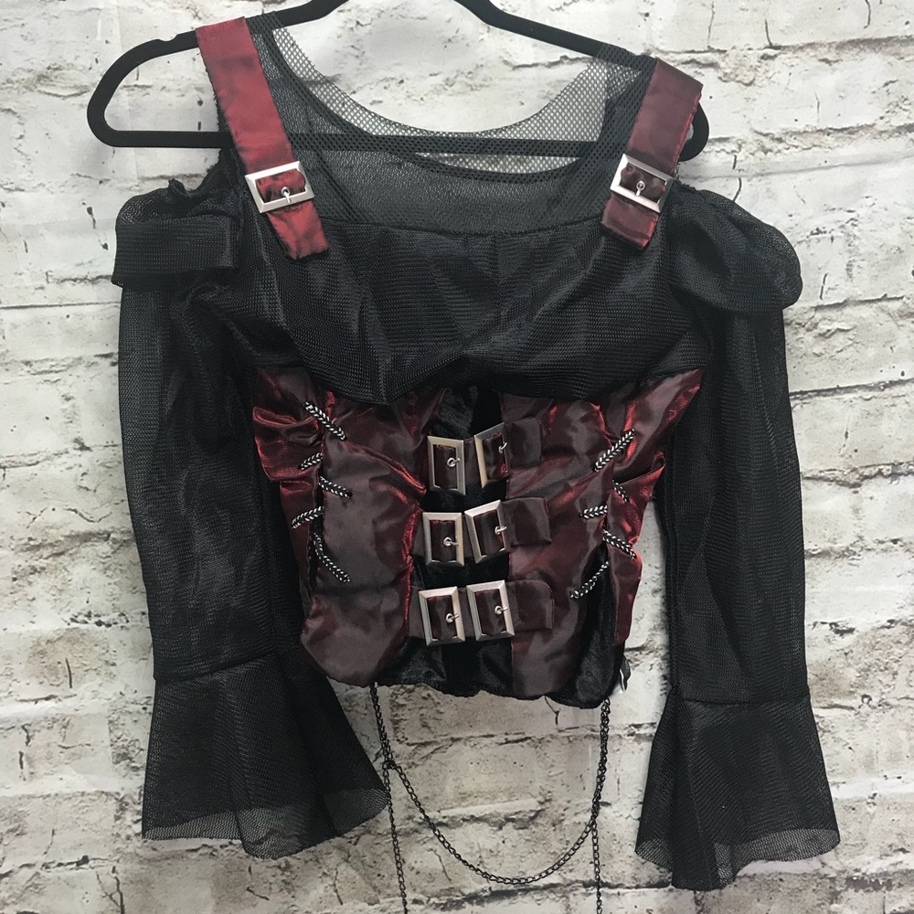 Halloween Children’s Goth Pink Scary Costume