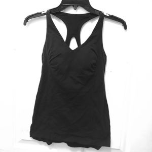 Lululemon Black Racerback Built-in Bra Tank
