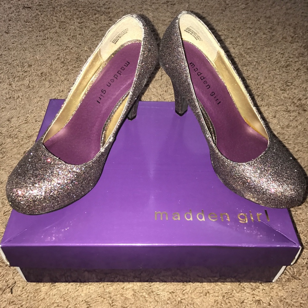 ❌SOLD❌ Madden Girl colorful glitter heels