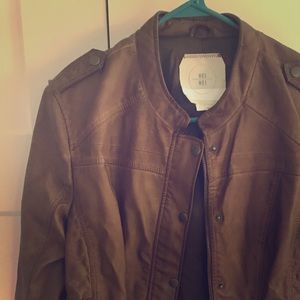Tan Leather Jacket (L)