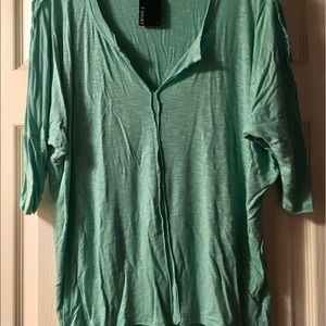 Turquoise dolman top