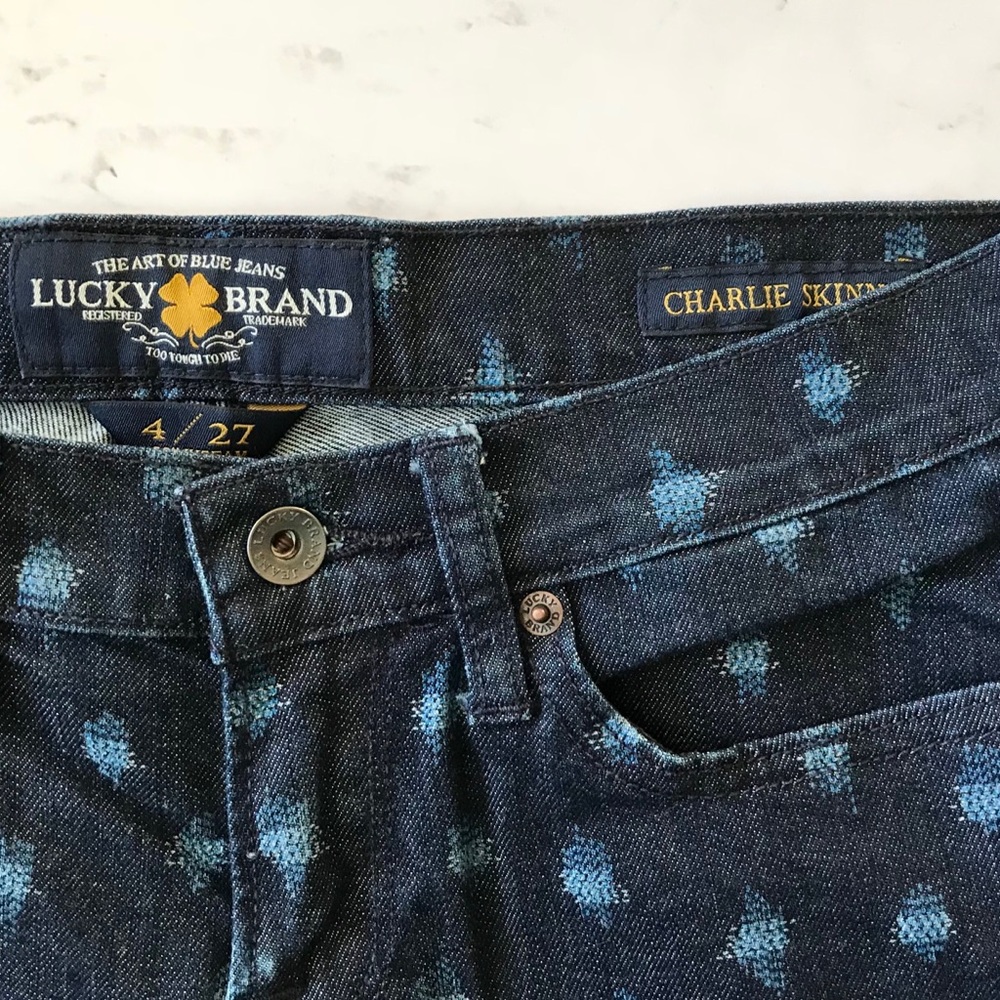 Lucky Brand Charlie Skinny Jeans Size 27