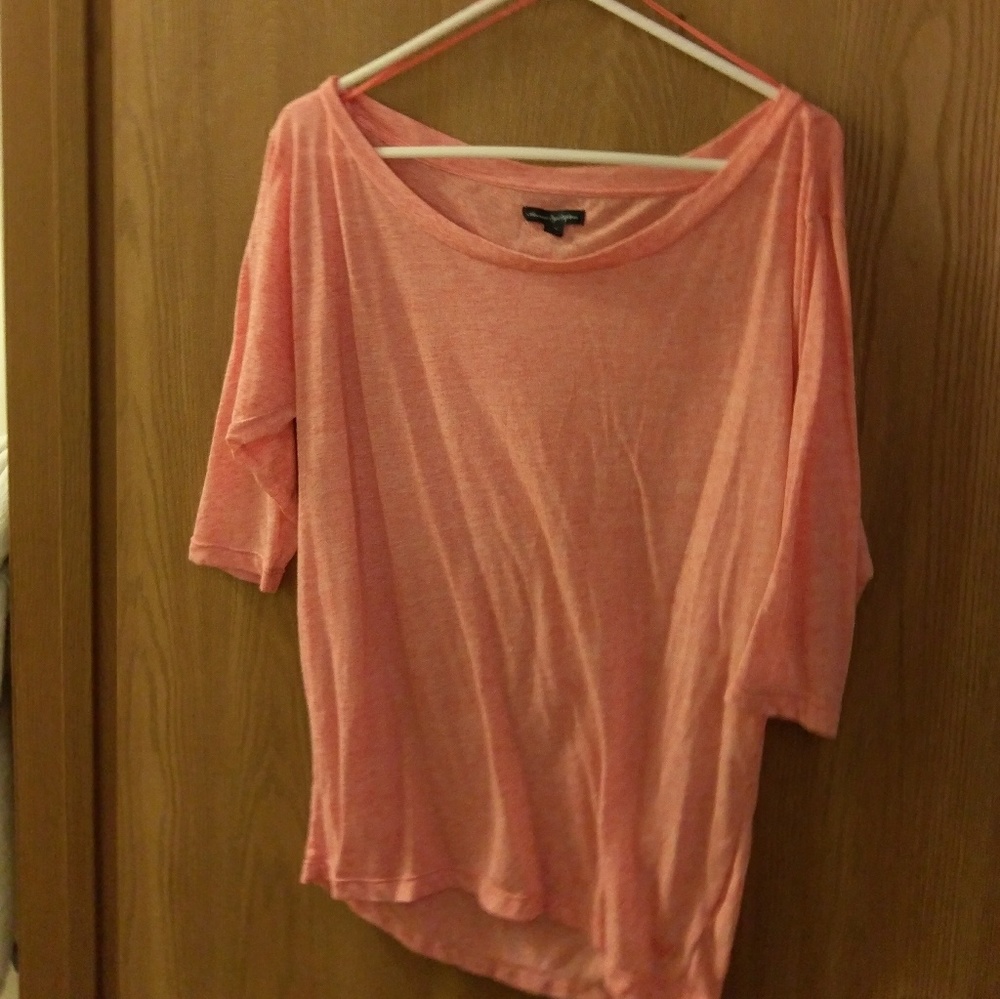 3/4 sleeve American eagle shirt
