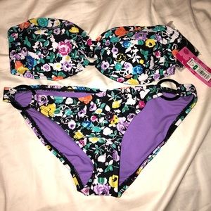 Floral print bikini
