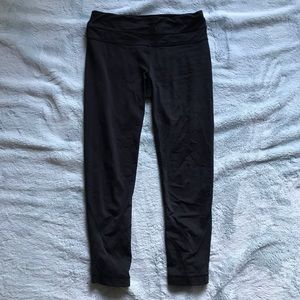 Lululemon Black Run Inspire Cropped Leggings