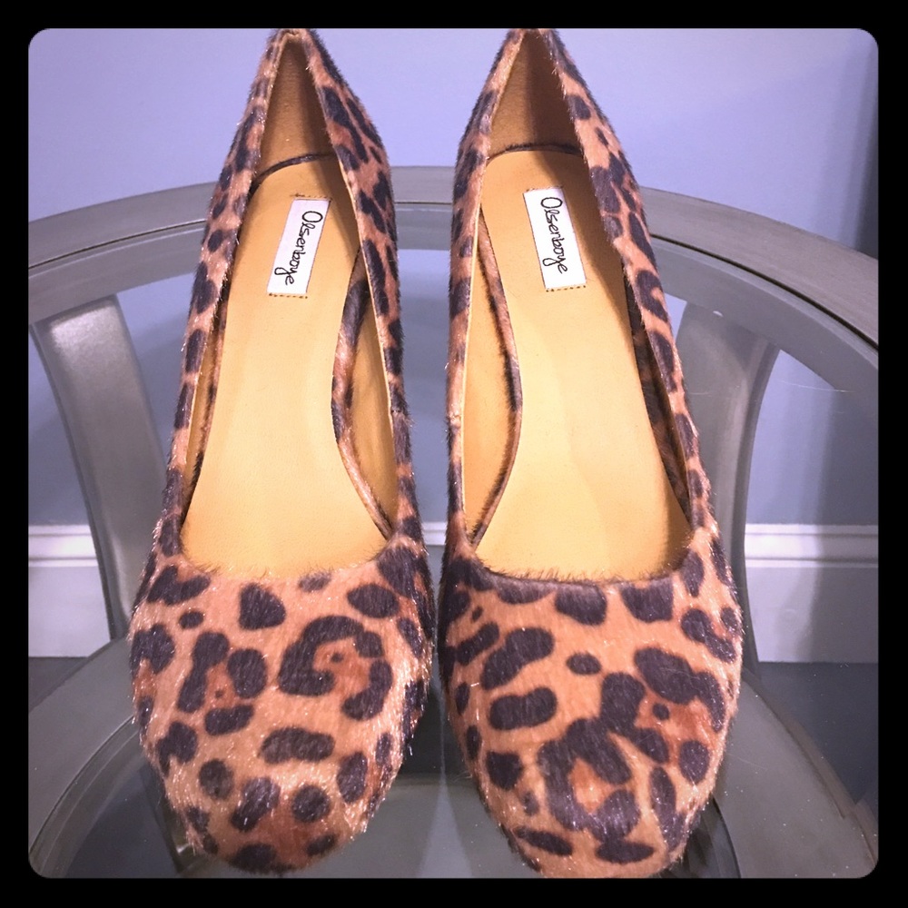 NWOT. Leopard Print Woman’s Heels