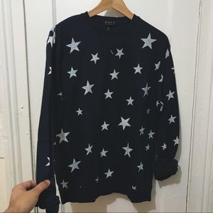 Forever21 Men’s Navy Star Crewneck