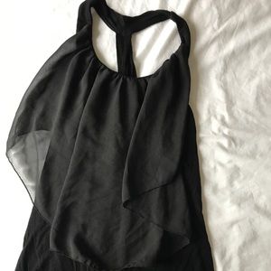 Black tank , dressy