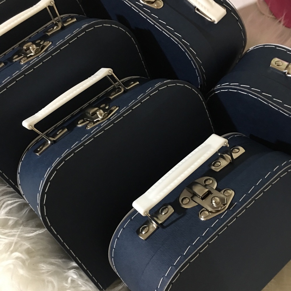 Vintage hardboard suitcase