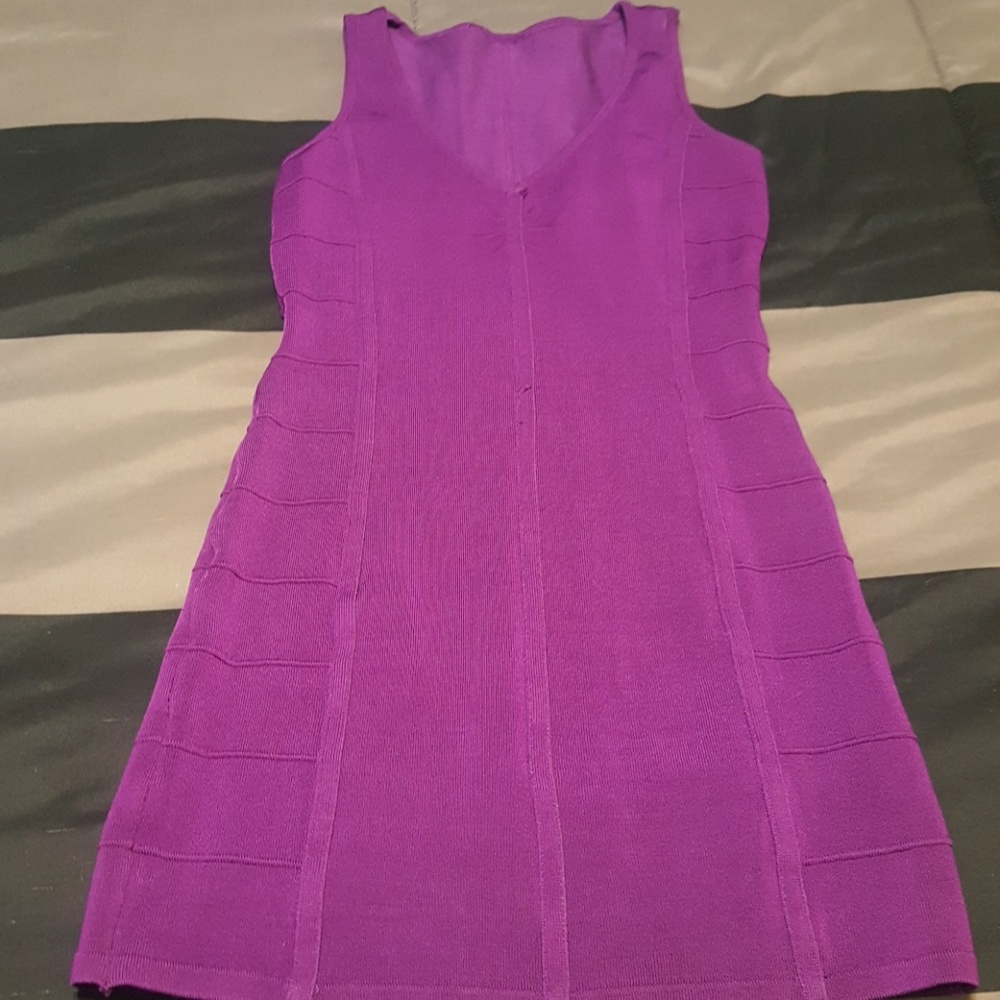 Sexy purple dress