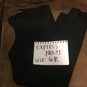 Express women dress slacks size 6