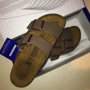 Brown Birkenstocks